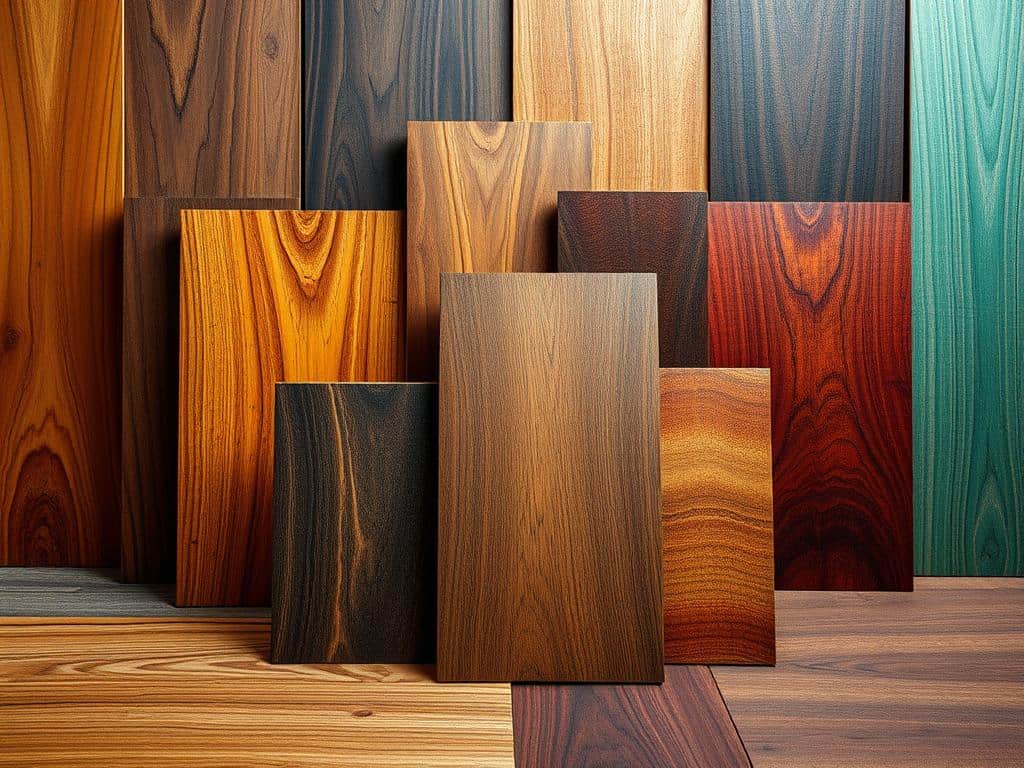 Exotische Hölzer Farbvielfalt