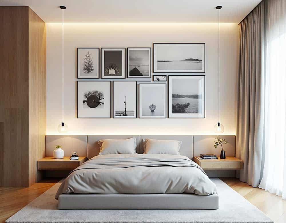 Moderne Galeriewand Moderne Galeriewand