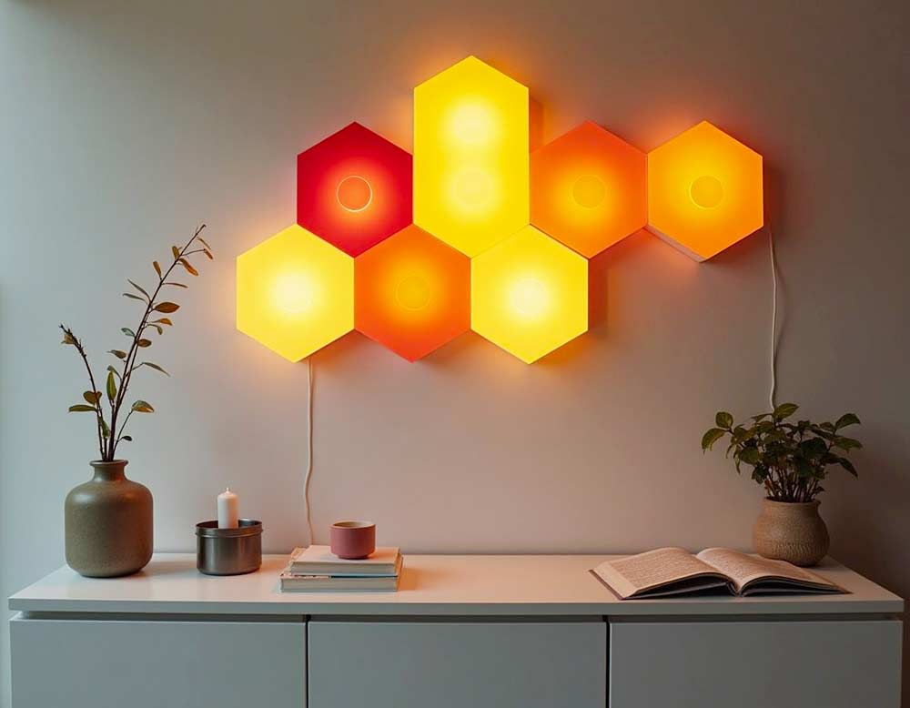 Smart Home Licht-Wanddeko