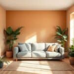 Beste Wandfarben für graue Sofas