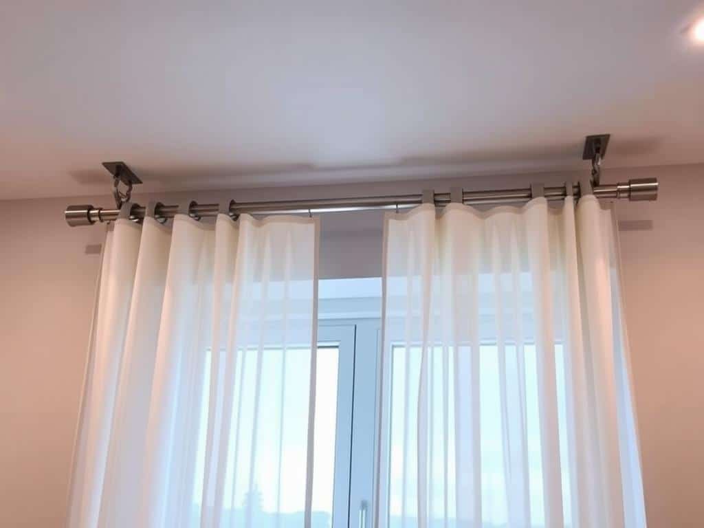 Moderne Gardinenaufhängung