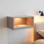 Montage eines Nachttisches an der Wand – Tipps für wandmontierte Nachtschränke