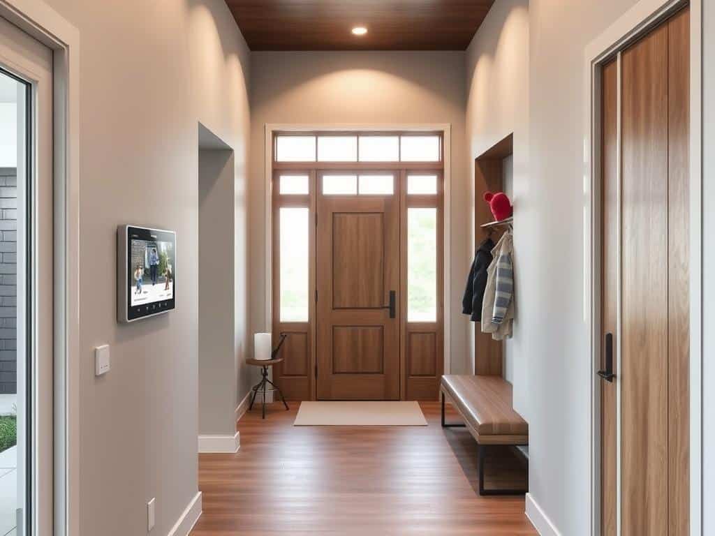 Smart Home Sicherheitssystem im Flur