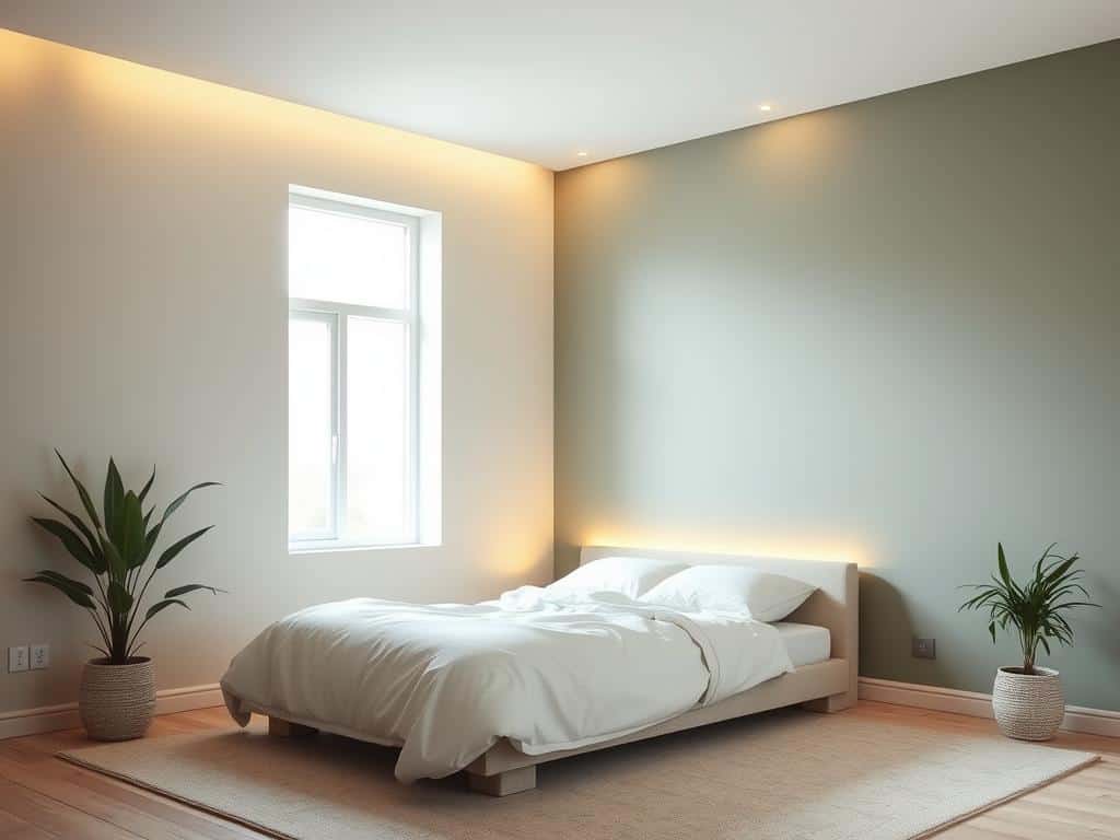 Beruhigende Wandfarben kleine Schlafzimmer