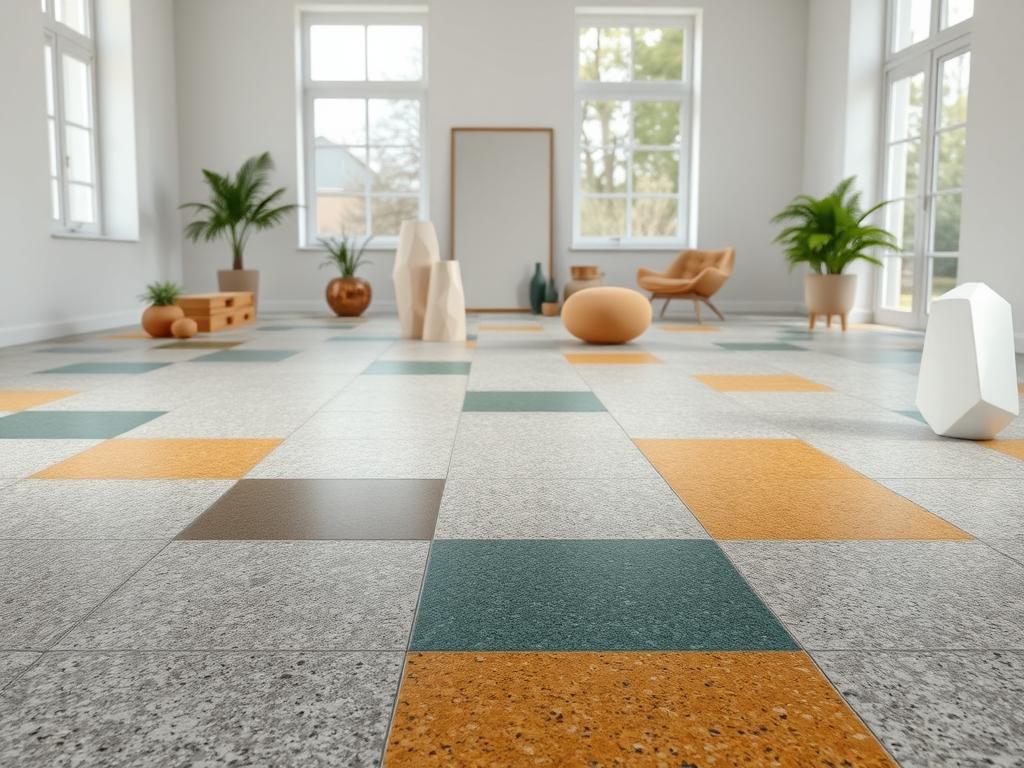 Farbkombinationen für Terrazzo-Böden