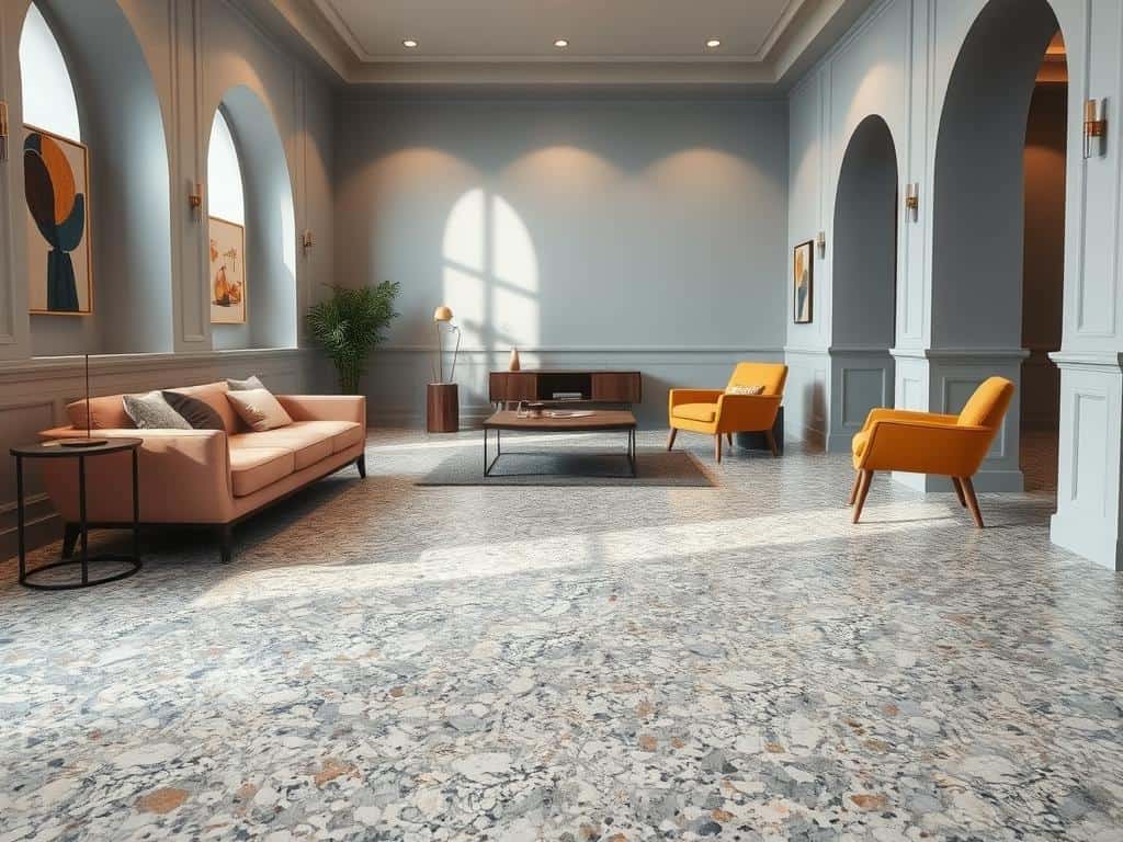 Farbtrends Terrazzo-Böden