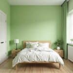 Wandfarbe für kleine Schlafzimmer, die beruhigend wirkend