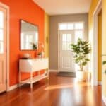 Mut zur Farbe im Flur – Praktische Tipps für kurze Sichtachsen