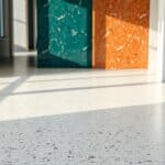 Welche Farben ergänzen Terrazzo‑Böden am besten