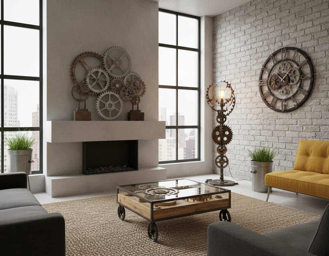 Zahnrad-Skulpturen Zahnrad-Skulpturen