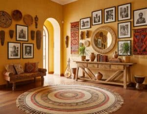 Mehr über den Artikel erfahren Eingangsbereich mit Ethno-Flair