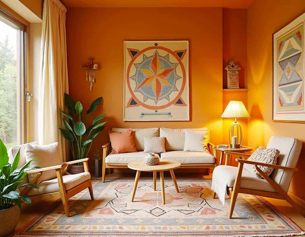 Ethno-inspirierter Wohnraum – Pflanzen bringen Ruhe und Seele