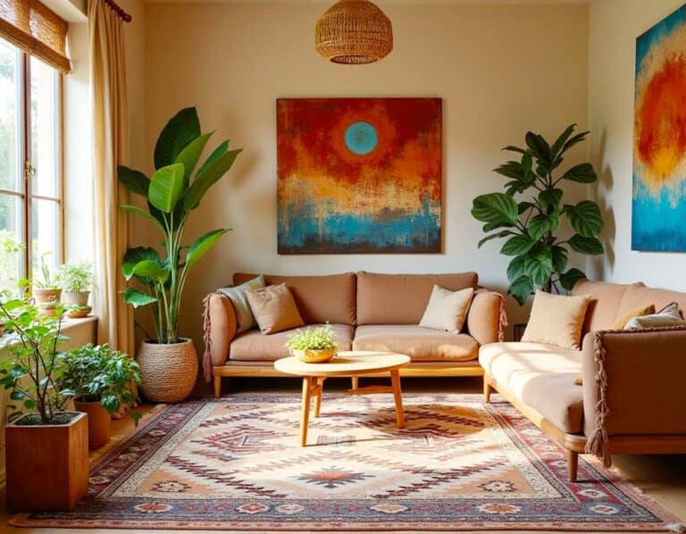 Mehr über den Artikel erfahren Ethno-Wohnraum mit Pflanzen – Ethno-Design mit grünen Akzenten