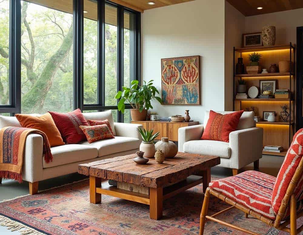 So gelingt der Mix aus modernem Design und Ethno-Flair im Zuhause So gelingt der Mix aus modernem Design und Ethno-Flair im Zuhause