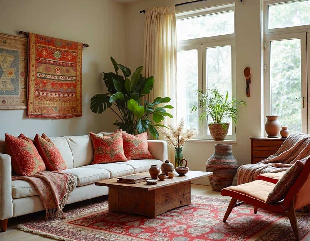 Kontraste vereinen – moderne Einrichtung mit Ethno-Akzenten Kontraste vereinen – moderne Einrichtung mit Ethno-Akzenten