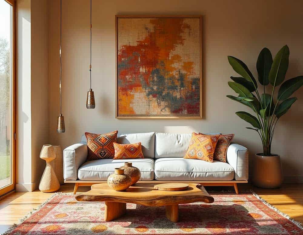 Modern wohnen mit Ethno-Flair Modern wohnen mit Ethno-Flair