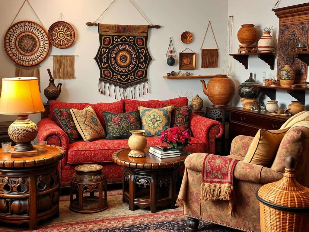 Multikulturelle Möbel und Accessoires