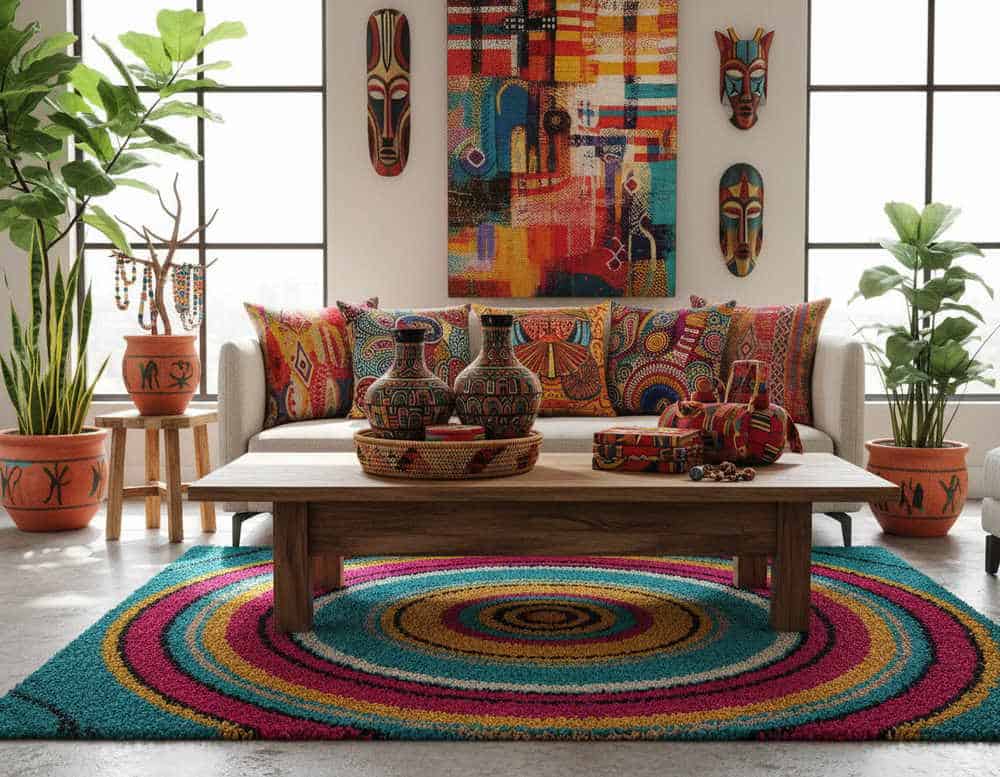 Ethno-Deko und afrikanischen Prints Ethno-Deko und afrikanischen Prints