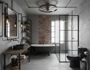 Mehr über den Artikel erfahren Industrial Style Bad: Wie Sie den Loft-Charakter in Ihr Badezimmer holen