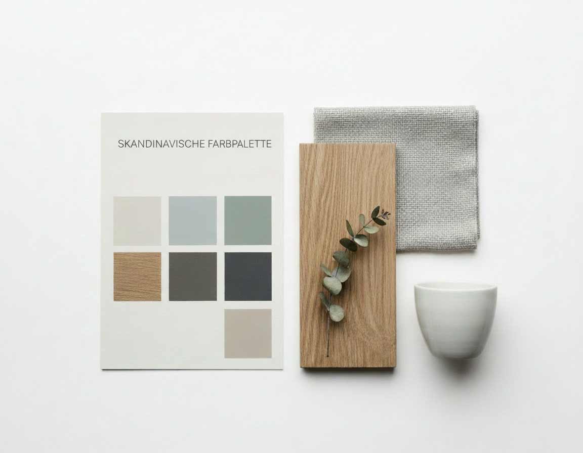 Skandinavische Farbpalette