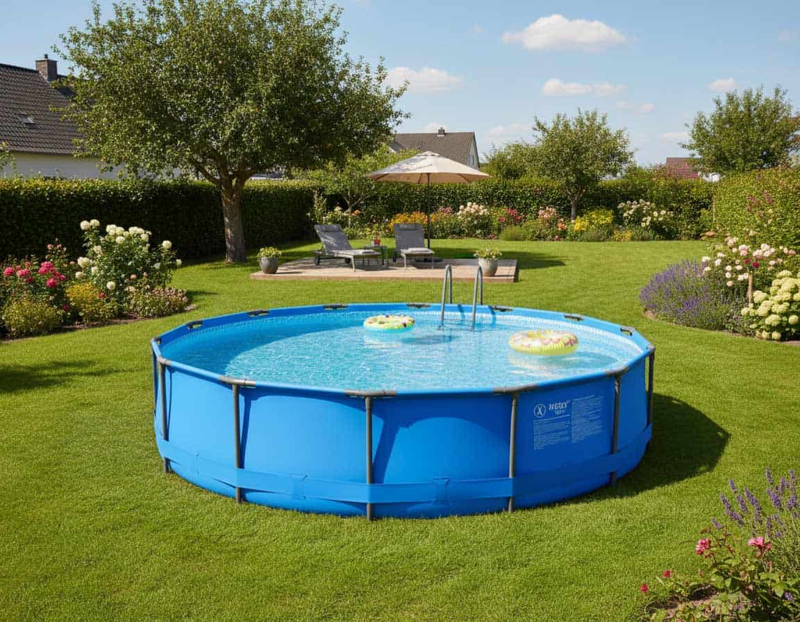Der richtige Standorft für den Aufstellpool im Garten Der richtige Standorft für den Aufstellpool im Garten