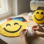 Smiley-Kissen selber machen: DIY-Anleitung für ein fröhliches Emoji-Kissen