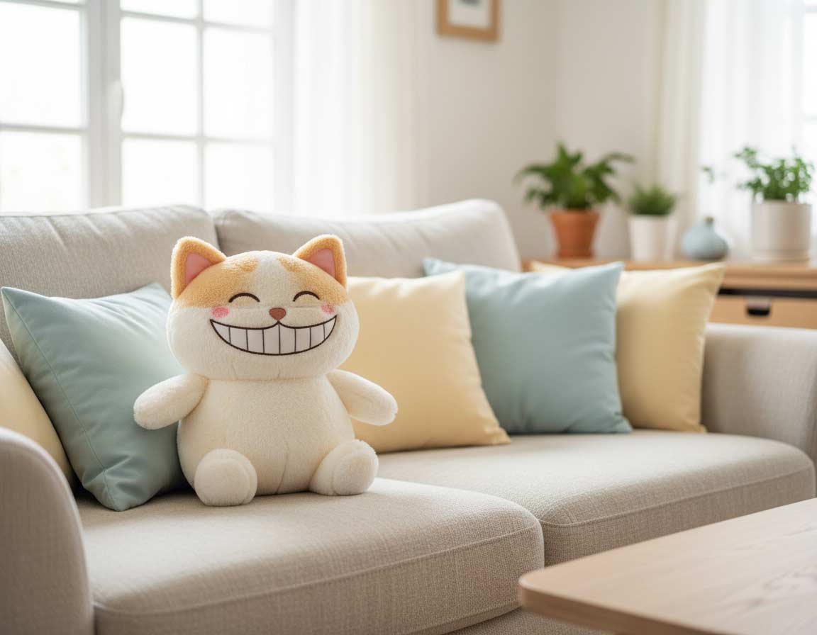 Eine andere Variante des Smiley-Kissen Eine andere Variante des Smiley-Kissen